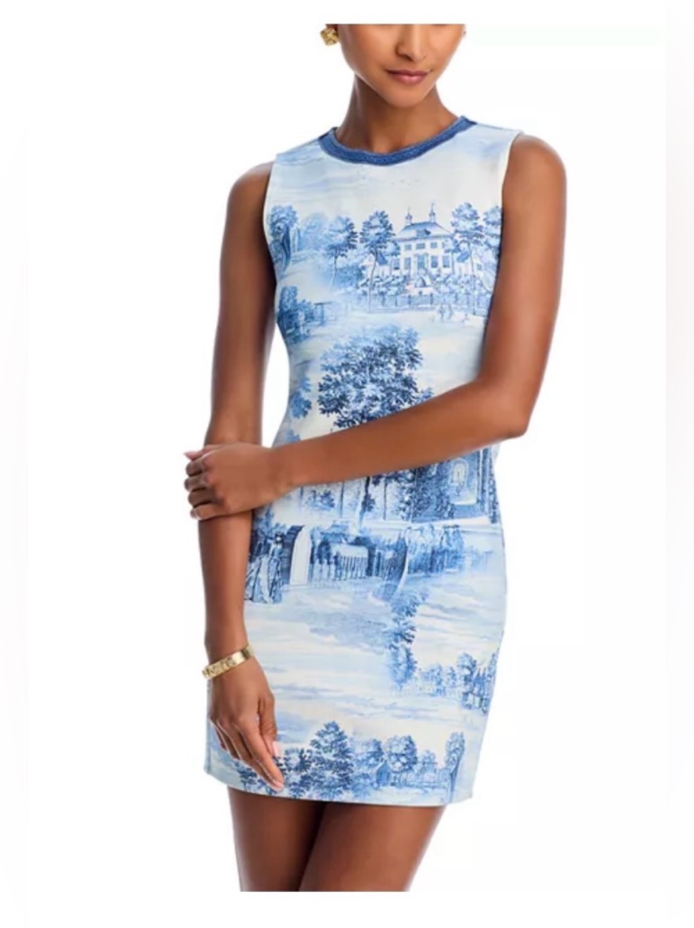 Alice and Olivia Wynell Toile Mini Dress